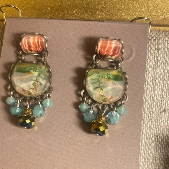 Ayala Bar mosaic earrings brand new with tags🌺